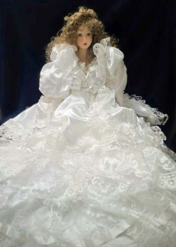 Bambola sposa porcellana - bambola,