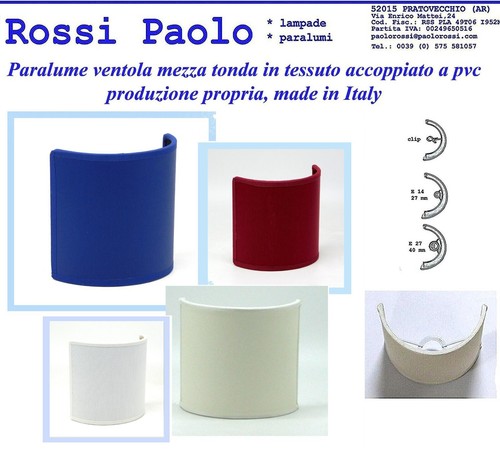 Paralume ventola veletta - , in
