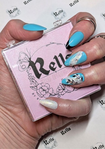 Press nails turchese - on, nails,