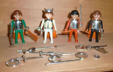 PLAYMOBIL SYSTEM LOTTO 23 MINI FIGURES + ACCESSORI USATO BUONO STATO