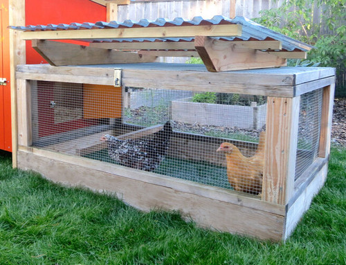 Chicken run plans the garden - the,