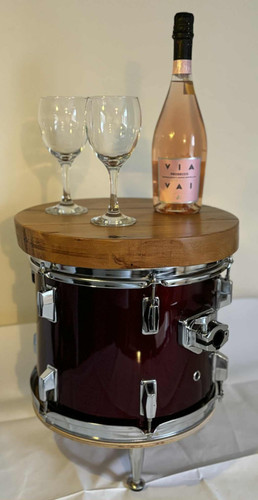 Comodino tavolino rosso