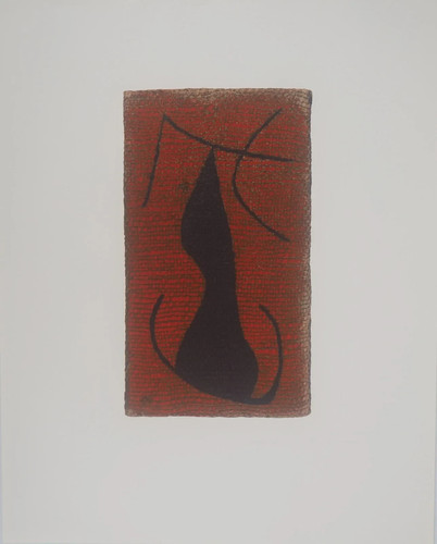 Joan miro femme - :, allongée