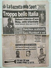 GAZZETTA DELLO SPORT 7 AGOSTO 1995 ATLETICA MONDIALI GOTEBORG FIONA MAY DIDONI