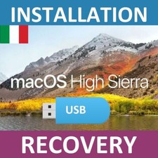 PEN DRIVE MAC OSX  RIPRISTINO AVVIABILE OS High Sierra OSX 10.13 