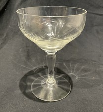 VINTAGE CHAMPAGNE VETRO COUPE