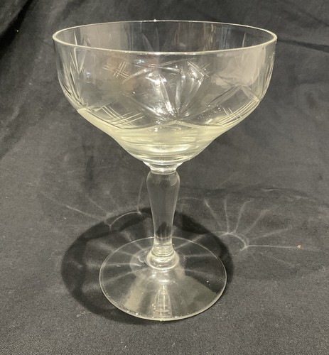 Vintage champagne vetro coupe - champagne,