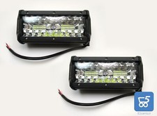 2 Fari LED 120W 12.000lm LED Osram alta intensità 6000K Fredda 12V Sterrato Auto