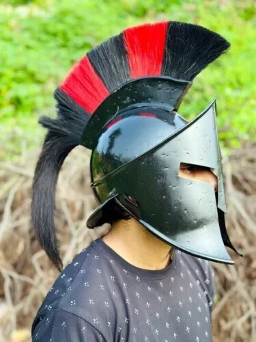 Elmo spartano nero - elmo, grande