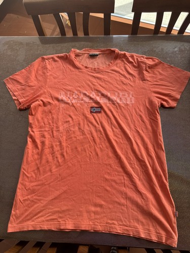 Shirt napapijri arancione - t-shirt,