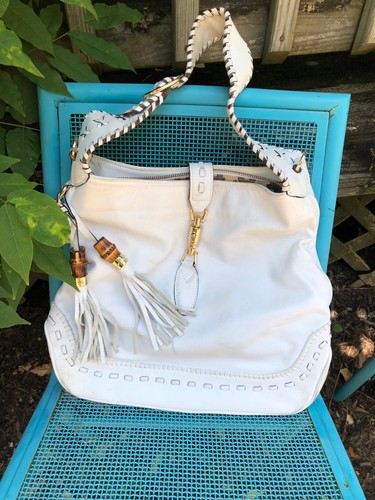 Borsa gucci bianca pelle - bianca,