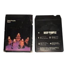 Deep Purple Burn 8 track tape DEP-L8W2766  With Slipcover VG Label 1974