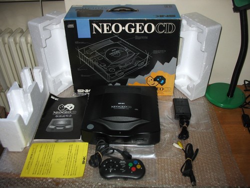 Neo geo top loader console - cd,