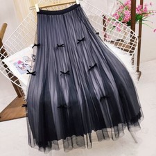 Gonna donna midi in tulle con