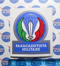ADESIVO STICKER AUTOCOLLANT AUFKLEBER VINTAGE PARACADUTISTA MILITARE ANNI '80