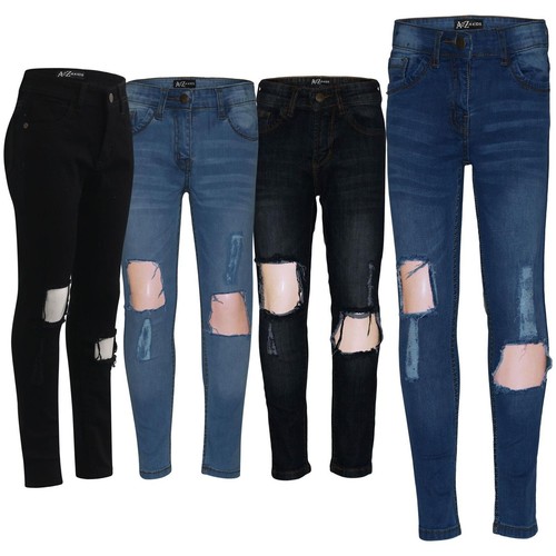 Jeans skinny strappati - skinny,