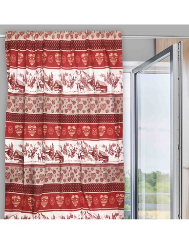 Tenda tirolese rossa stile - rossa,