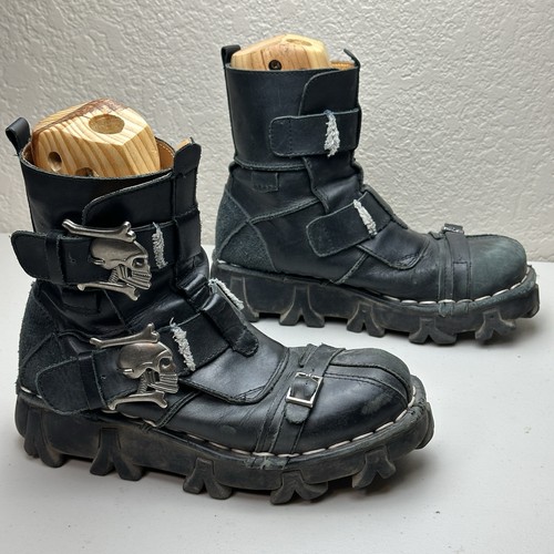 Stivali biker gotici usati