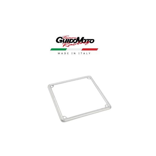 Cornice targa acciaio cromata - targa,