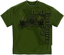 T-SHIRT VERDE POMPIERE