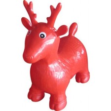 x Renna Gonfiabile Cavalcabile