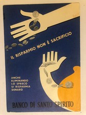 Cartolina Pubblicitaria Banco