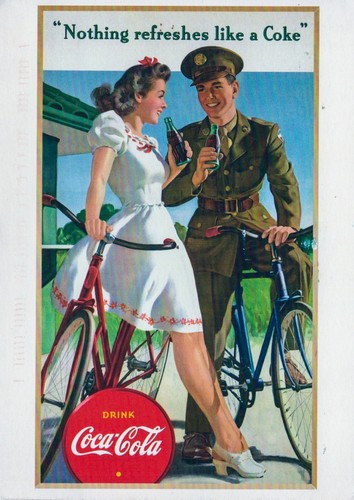Coca cola cartolina 1943 - cartolina,
