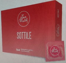 144 PRESERVATIVI LOVEMATCH SOTTILE