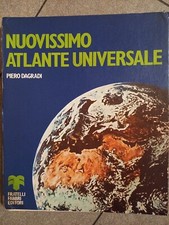 Atlante geografico NUOVISSIMO ATLANTE UNIVERSALE, 4^ edizione agg., Fabbri, 1977