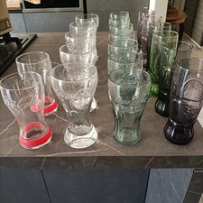 N. 20 BICCHIERI VETRO VINTAGE COCA COLA