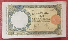 Banconota italia 50 lire