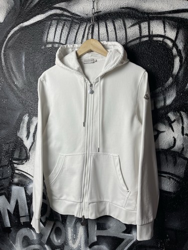 Felpa moncler bianca - felpa, in