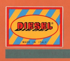 Adesivo Vintage Sticker Autocollant Aufkleber DIESEL Original Jeans