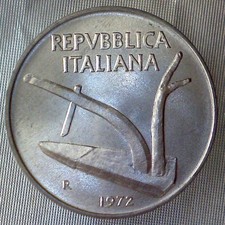 REPUBBLICA ITALIANA 10 lire