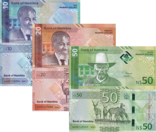 Namibia set unc 20 - namibia, 10