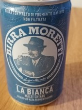 birra moretti in  lattina 15 cl piena rarissima