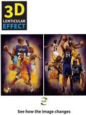 Kobe Bryant - Stella del Basket, Effetto Lenticolare 3D, 2 Immagini Cambia