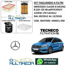 TAGLIANDO 4 FILTRI TECNECO
