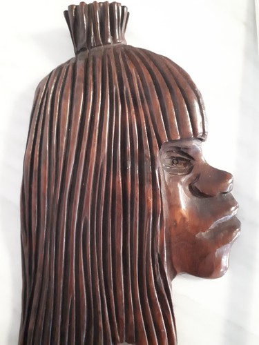 Maschera vintage legno - maschera, in