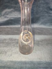 ANTICA BOTTIGLIA OSTERIA 1/10 DECILITRO LITRO VETRO SOFFIATO ALTARE BOLLO PIOMBO