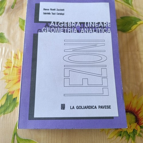 Algebra lineare geometria - lineare,