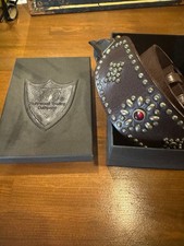 HTC Brown 3485 pelle borchiata