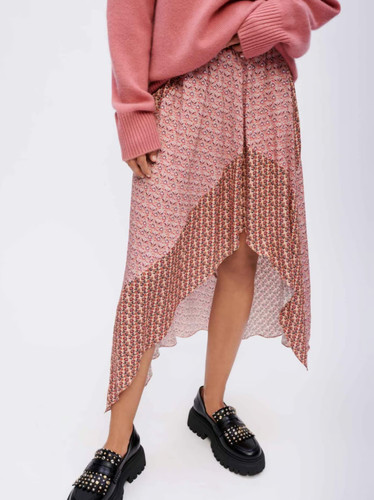 Gonna asimmetrica donna - , rosa