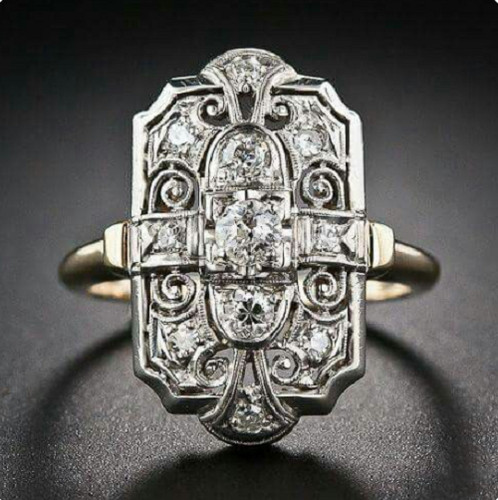 Anello fidanzamento vintage - anello, di