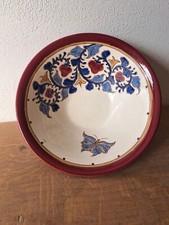 Ciotola Scodella Ceramica KOSA etnico Medioriente Uzbekistan Fragole Piatto