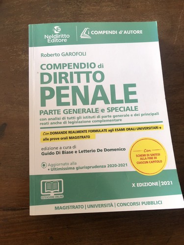 Compendio diritto penale - di,