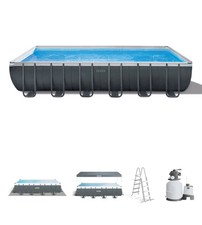 Piscina fuori terra con - fuori,
