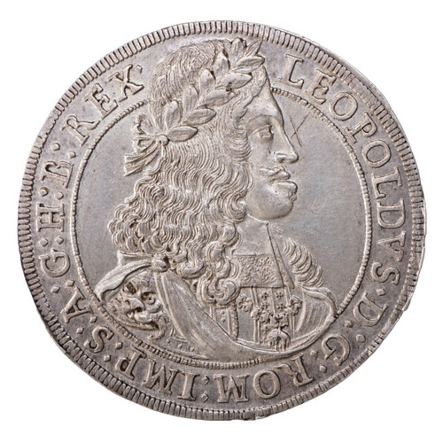Taler 1668 leopold hall - taler,