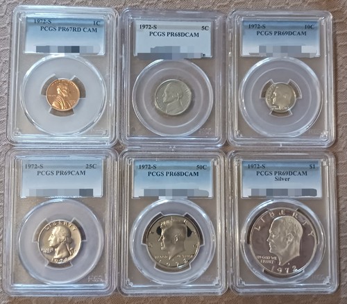 1972 proof cent nickel - 1972-s,