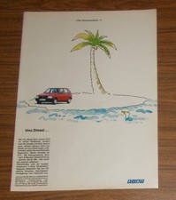 Rara Pubblicità FIAT UNO DIESEL - Il Paradiso Fiscale 1985